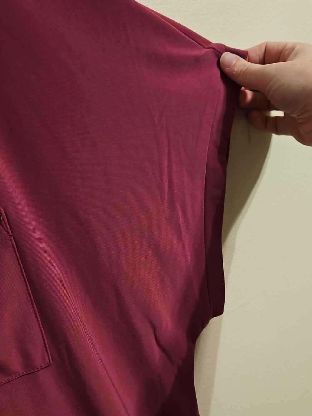 Anne Klein Magenta V Neck Dolman Sleeve Blouse. NWT - Picture 5 of 7